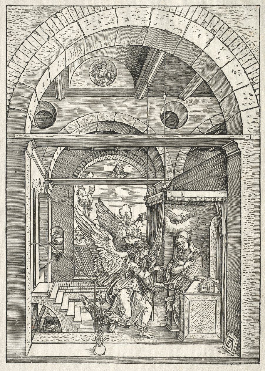 Leben der Jungfrau: Die Verkündigung, 1504-1505 von Albrecht Dürer