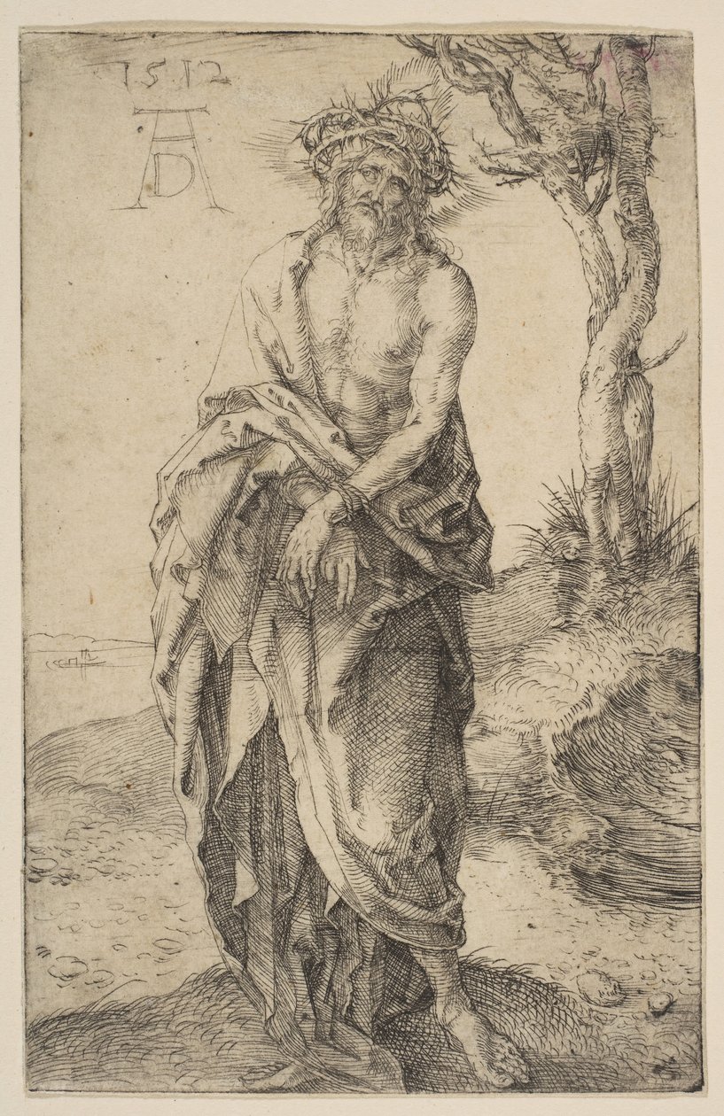 Der Schmerzensmann mit gebundenen Händen, 1512 von Albrecht Dürer