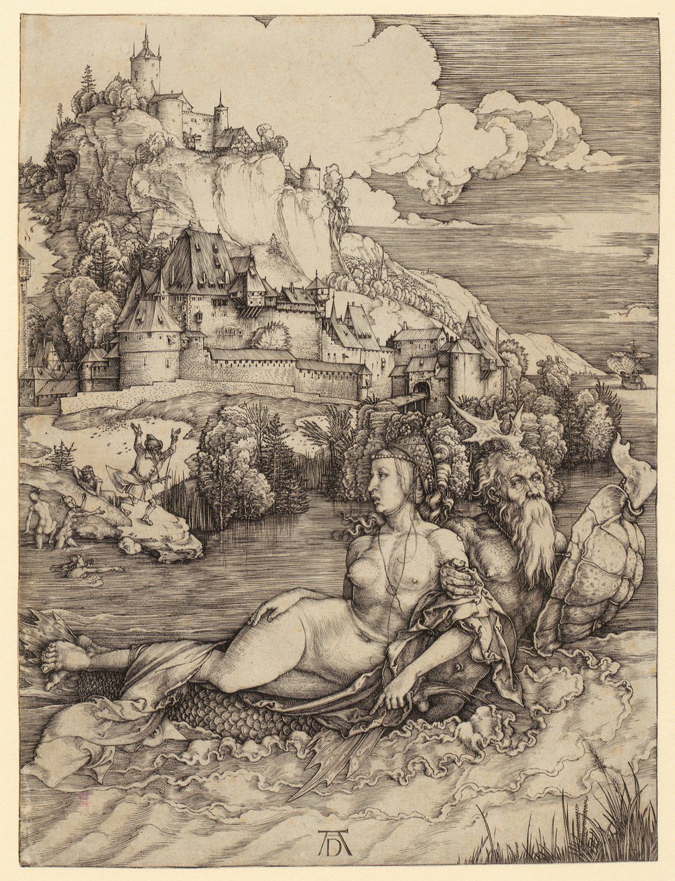 Maria mit dem Meerkätzchen von Albrecht Dürer