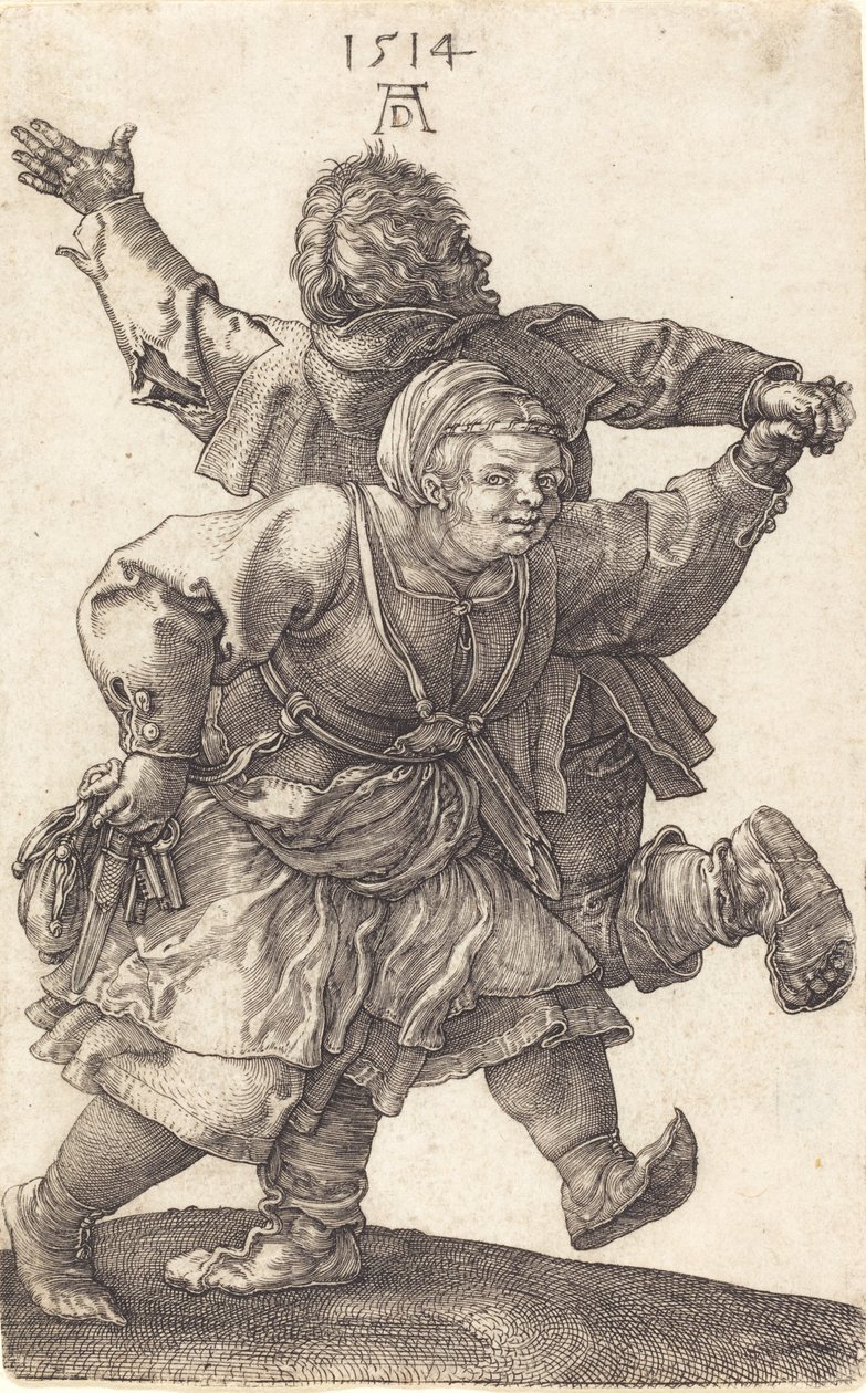 Bauernpaar beim Tanzen, 1514 von Albrecht Dürer
