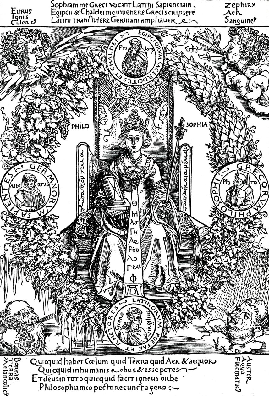 Philosophia, 1502 von Albrecht Dürer