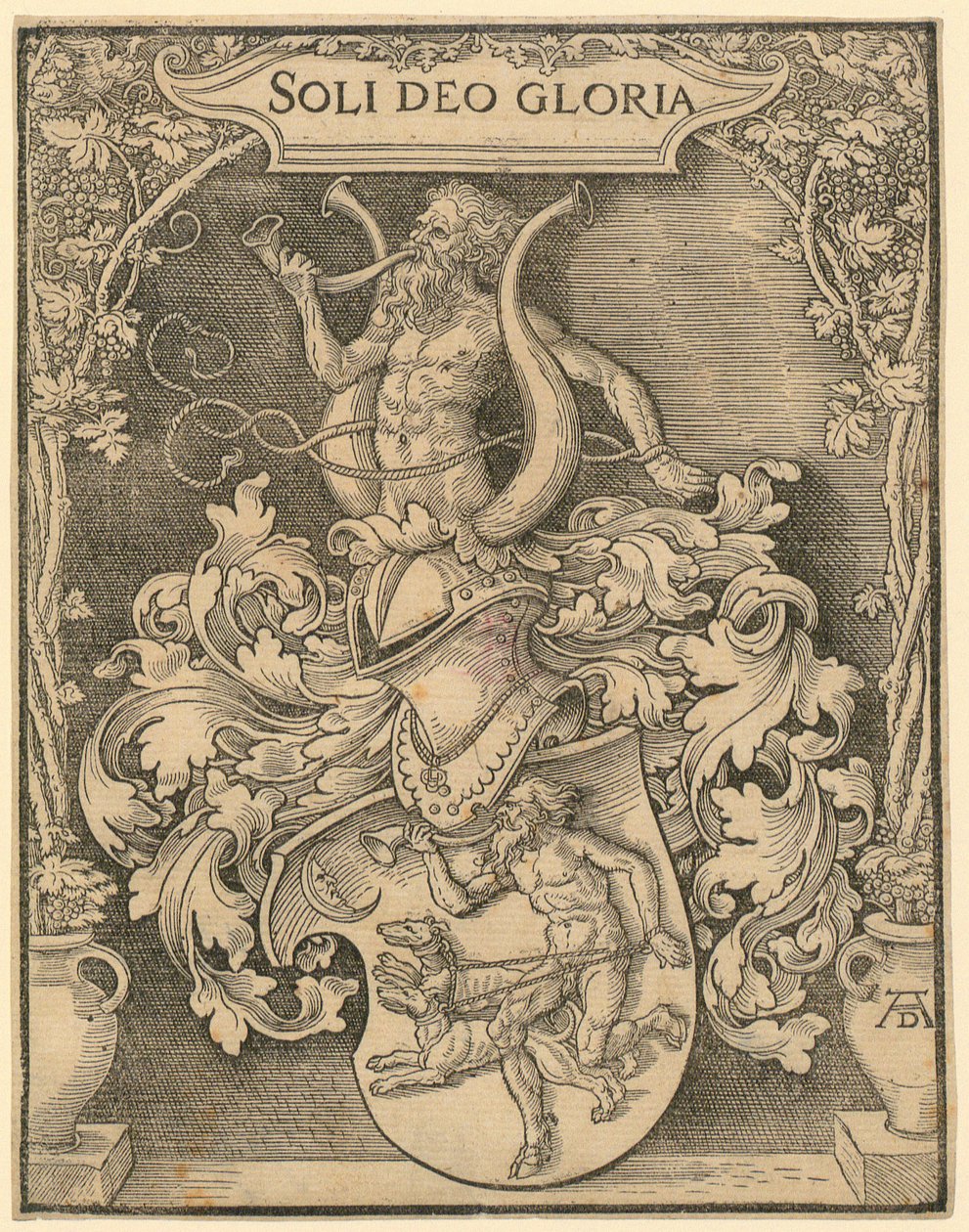 Porträt von Albrecht Dürer von Albrecht Dürer