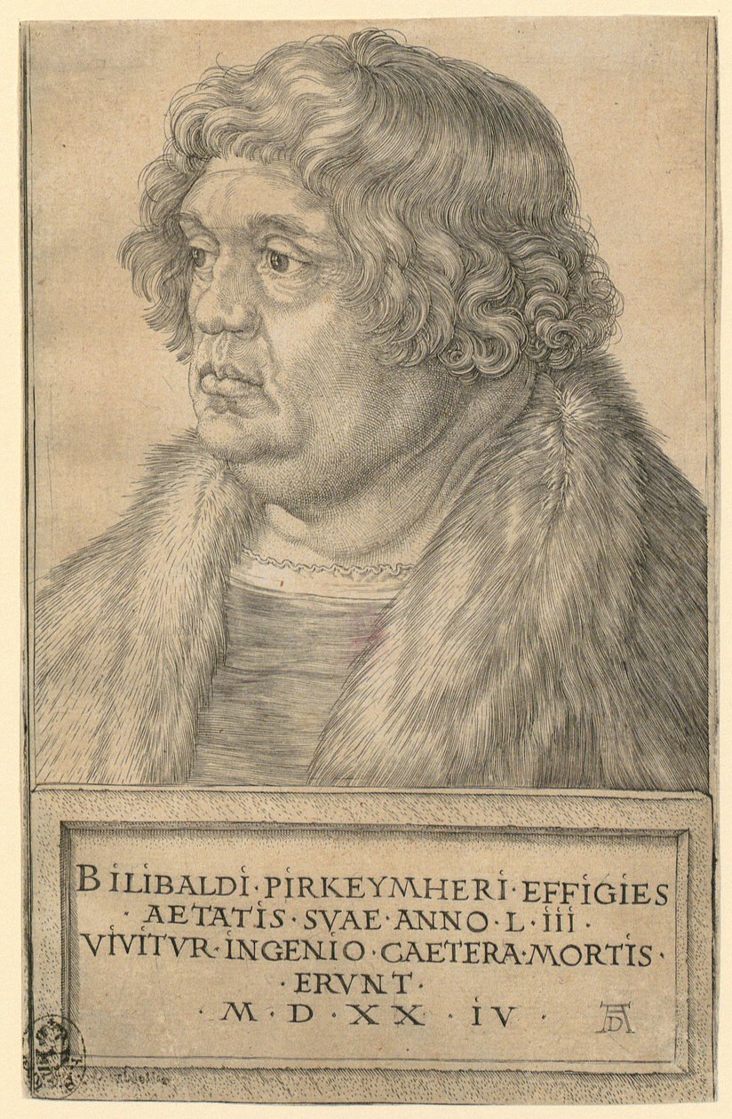 Porträt von Willibald Pirckheimer von Albrecht Dürer