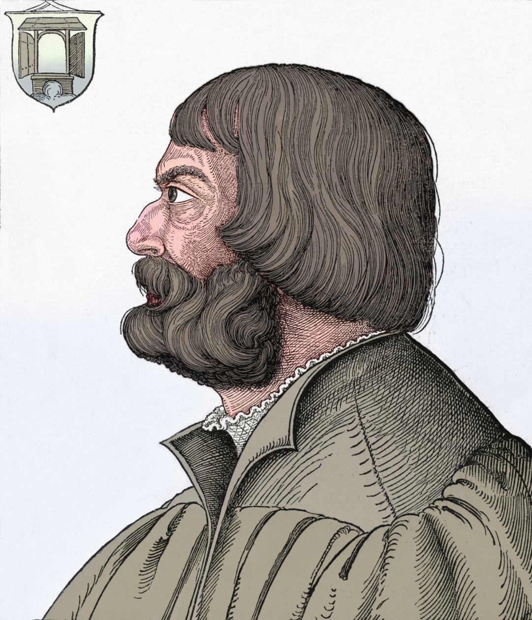 Porträt von Albrecht Dürer, 1527, 1906 von Albrecht Dürer