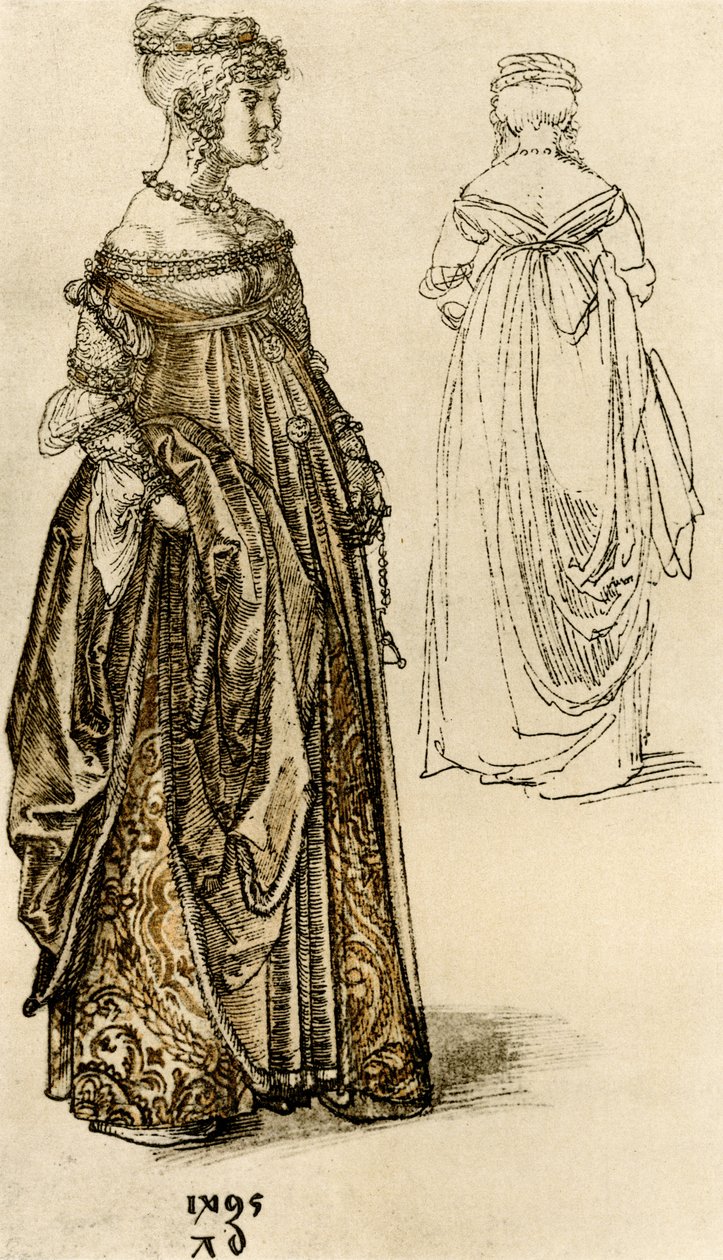 Vornehme venezianische Dame von Albrecht Dürer