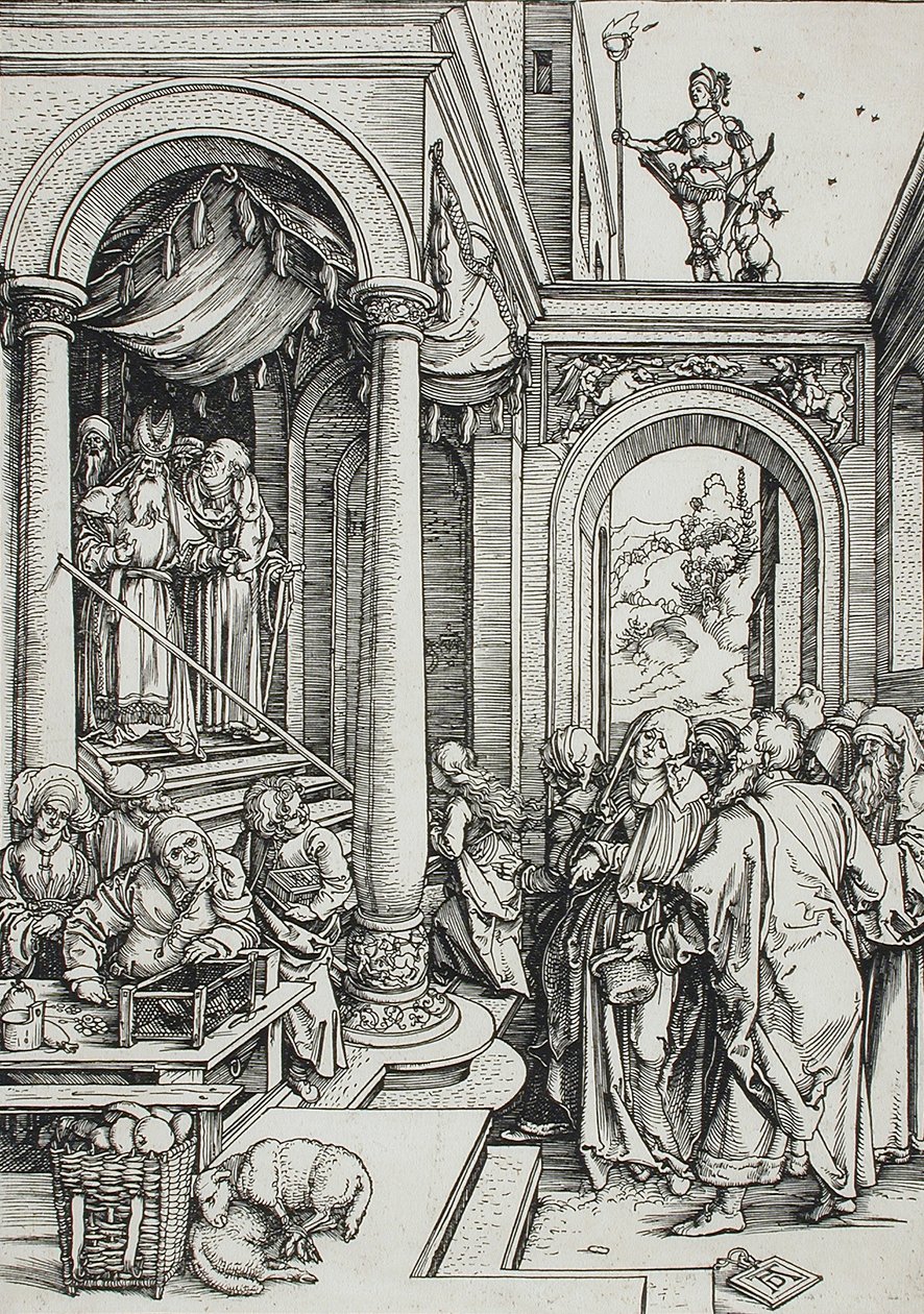 Darstellung der Jungfrau im Tempel von Albrecht Dürer