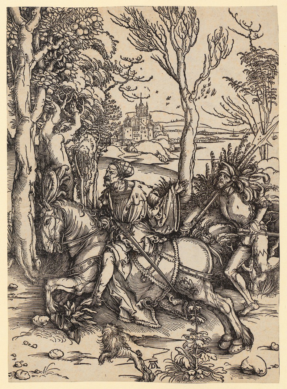 Reiter und Landsknecht von Albrecht Dürer