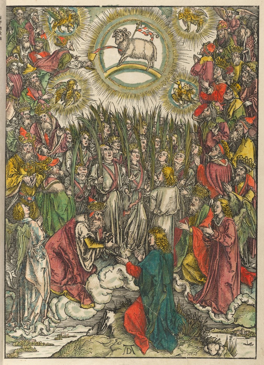 Offenbarung des Johannes: Die Anbetung des Lammes von Albrecht Dürer