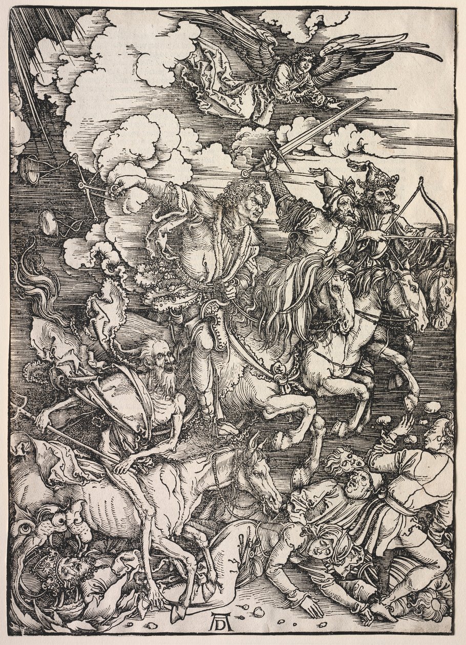 Offenbarung des Johannes: Die vier Reiter, 1511 von Albrecht Dürer