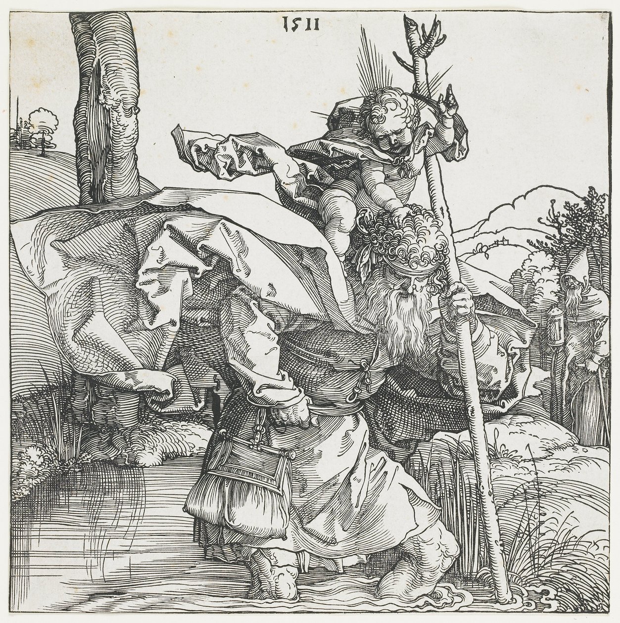 Heiliger Christophorus von Albrecht Dürer