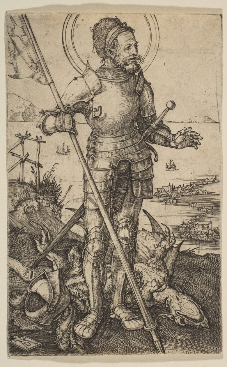 Heiliger Georg stehend von Albrecht Dürer