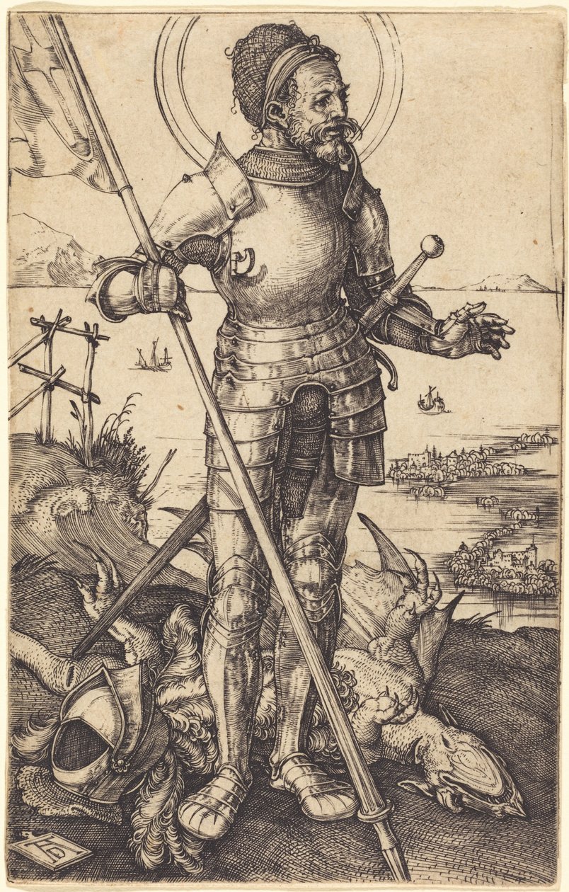Heiliger Georg stehend von Albrecht Dürer