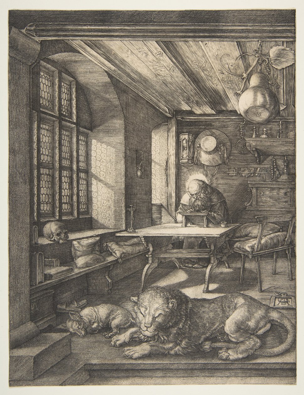 Heiliger Hieronymus in seinem Studierzimmer von Albrecht Dürer