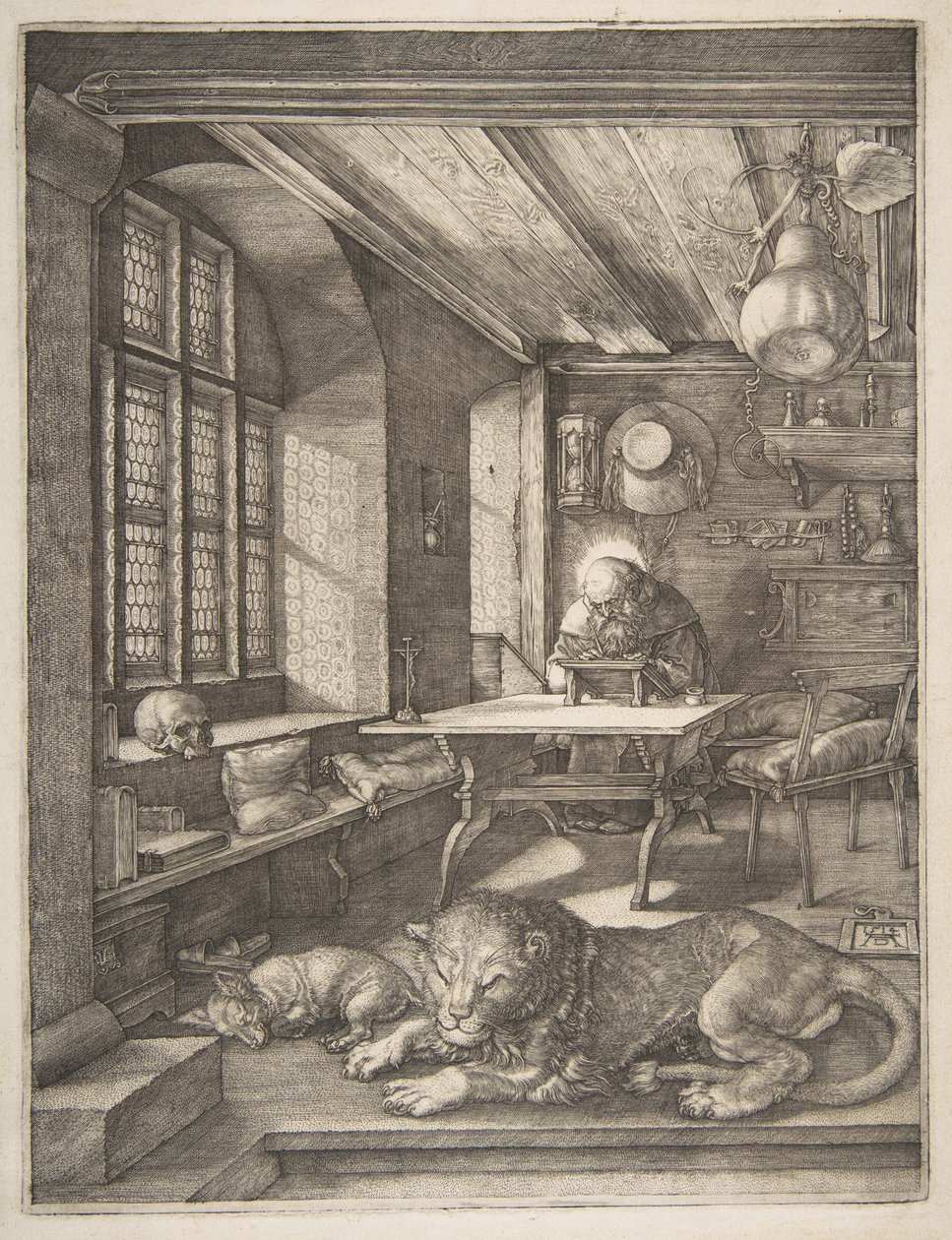 Der heilige Hieronymus in seinem Studierzimmer von Albrecht Dürer