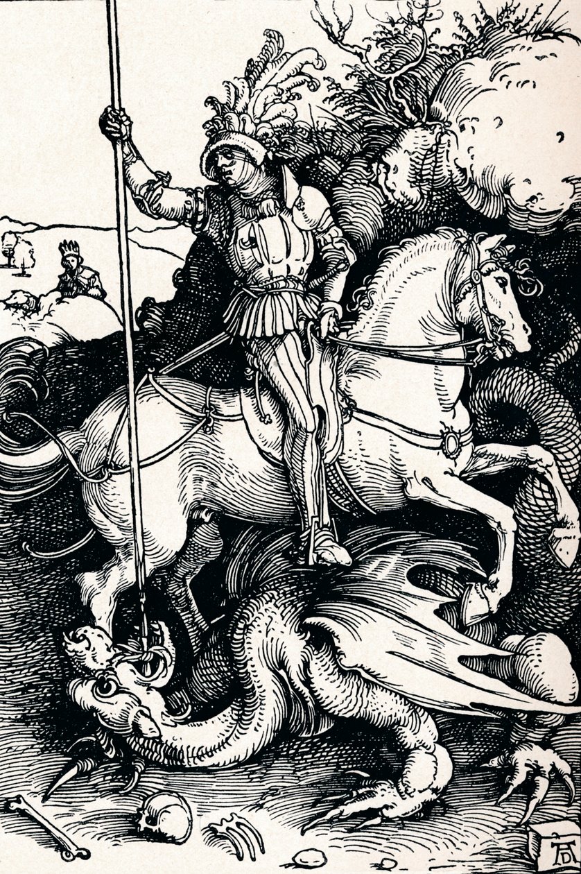 St. Georg und der Drache, 1505 von Albrecht Dürer