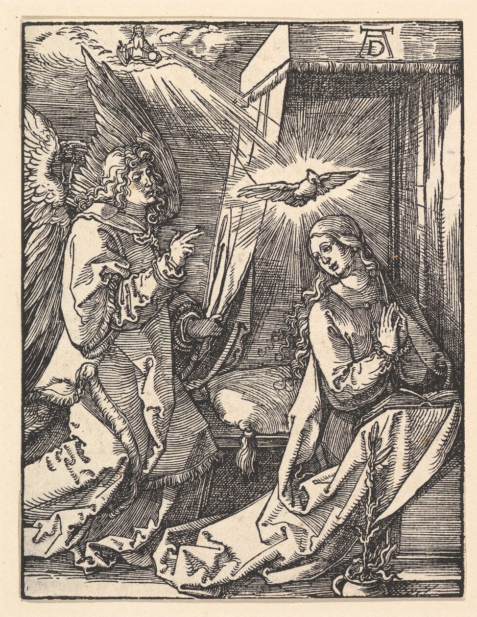 Die Verkündigung, aus "Die Kleine Passion" von Albrecht Dürer
