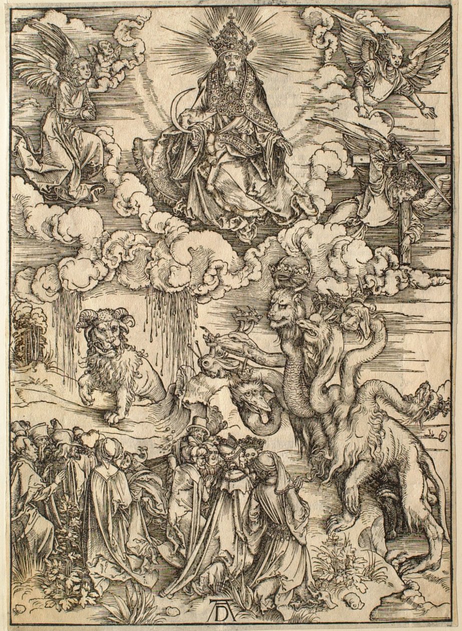 Die Apokalypse: Das Tier mit zwei Hörnern wie ein Lamm von Albrecht Dürer