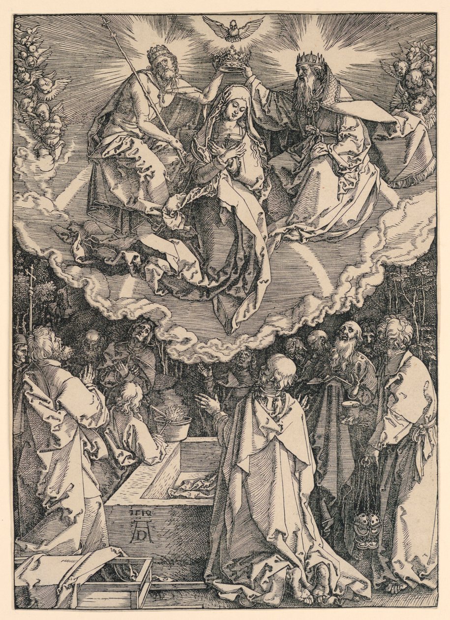 Mariä Himmelfahrt, aus der Serie Das Leben der Jungfrau von Albrecht Dürer