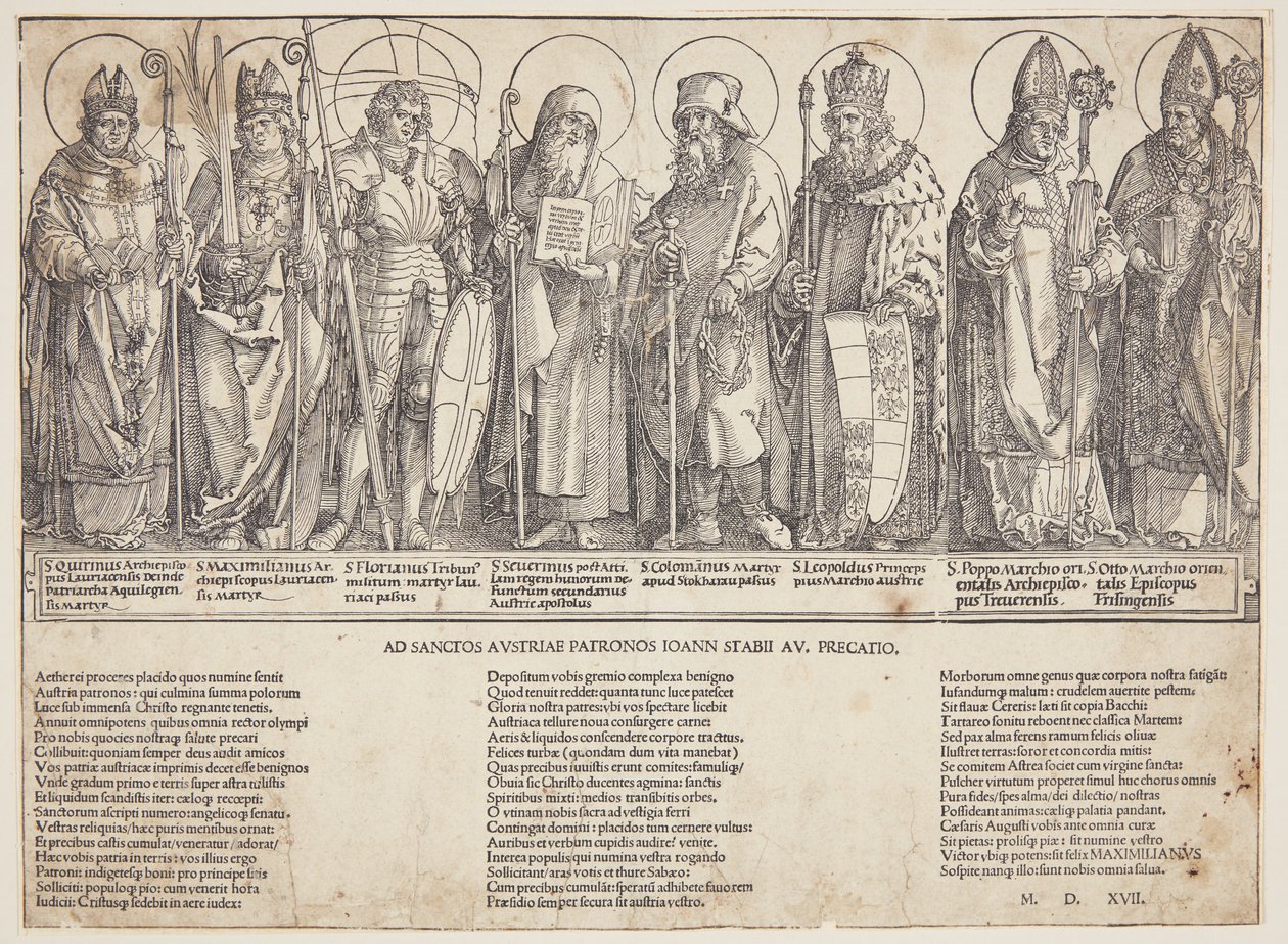 Die österreichischen Heiligen von Albrecht Dürer