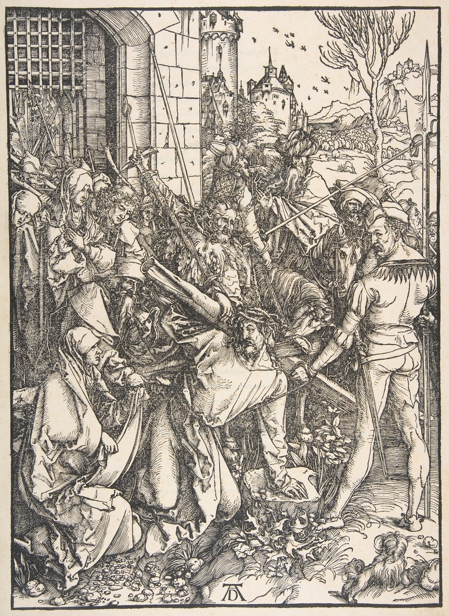 Das Tragen des Kreuzes von Albrecht Dürer