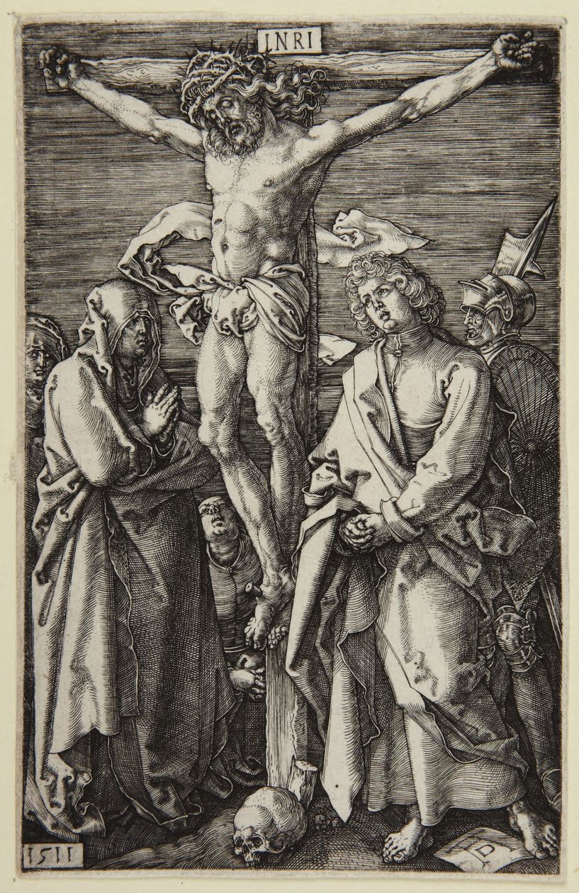 Die Kreuzigung (Gravierte Passionsserie) von Albrecht Dürer
