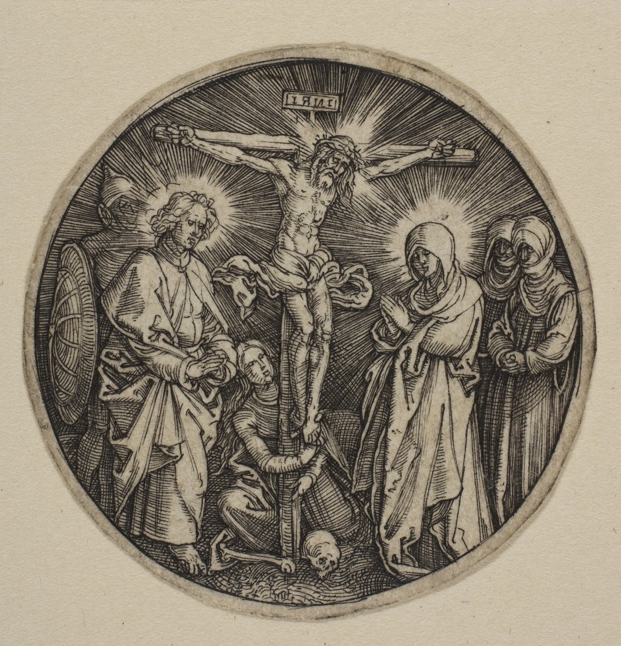Die Kreuzigung (Rund) von Albrecht Dürer