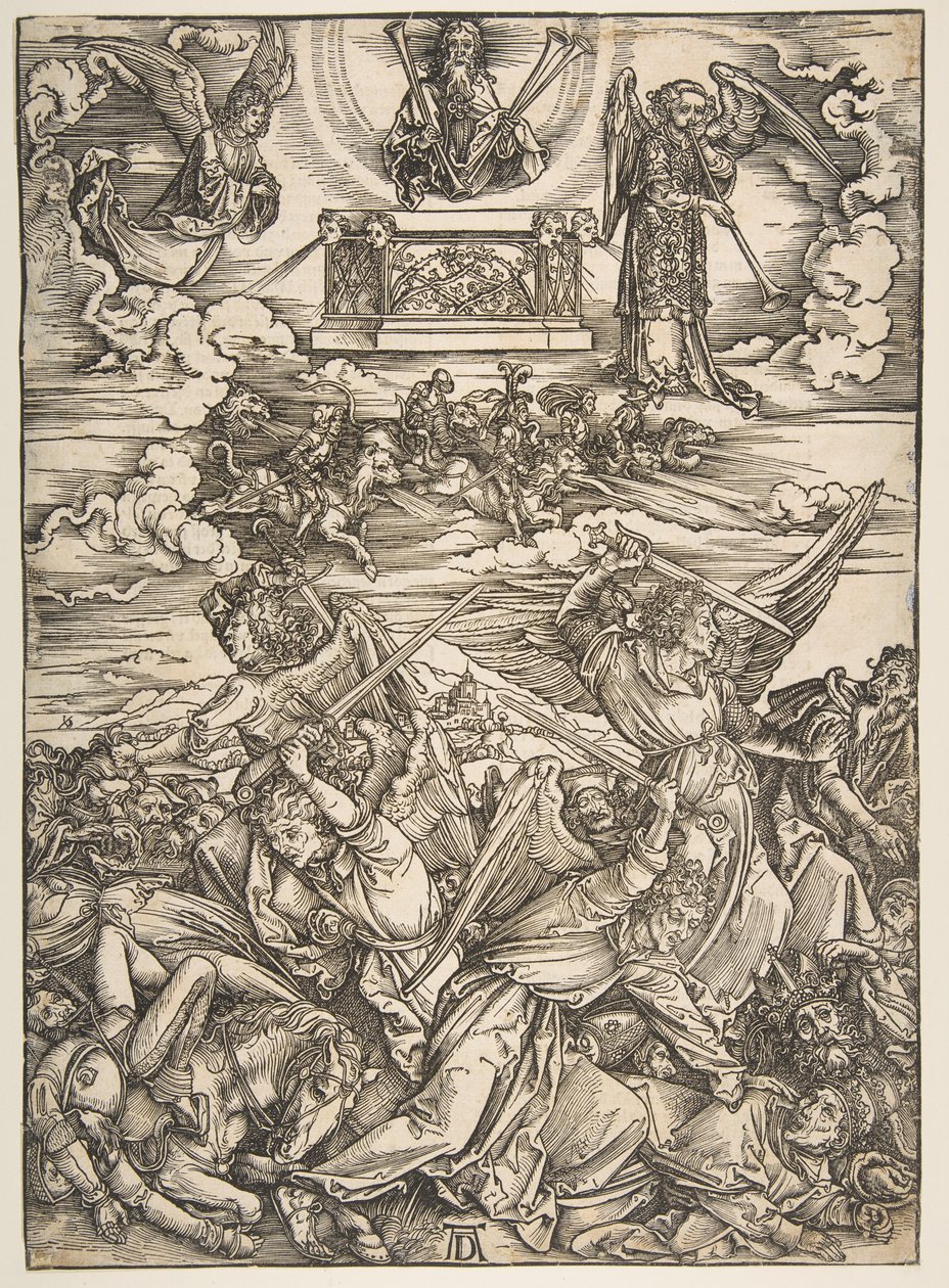 Die vier rächenden Engel, aus "Die Apokalypse" von Albrecht Dürer