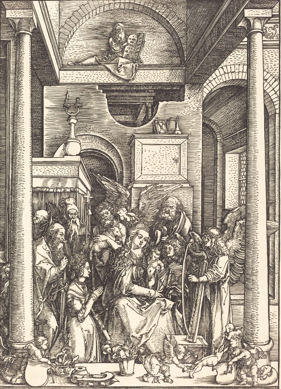 Die Verherrlichung der Jungfrau von Albrecht Dürer