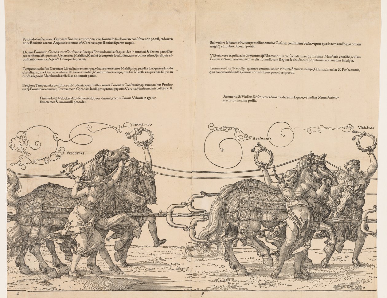 Der große Triumphwagen von Kaiser Maximilian, 1523 von Albrecht Dürer