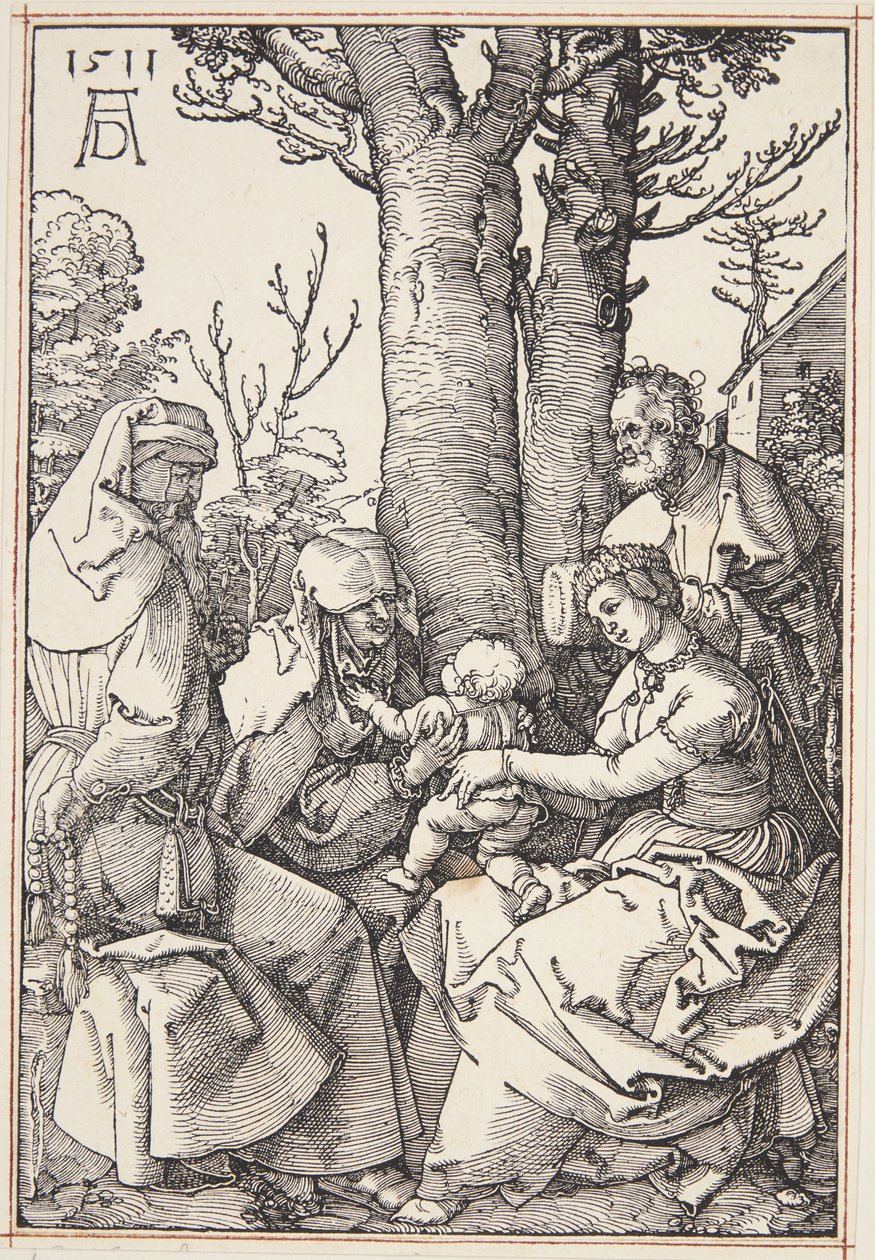 Die Heilige Familie mit Joachim und St. Anna von Albrecht Dürer