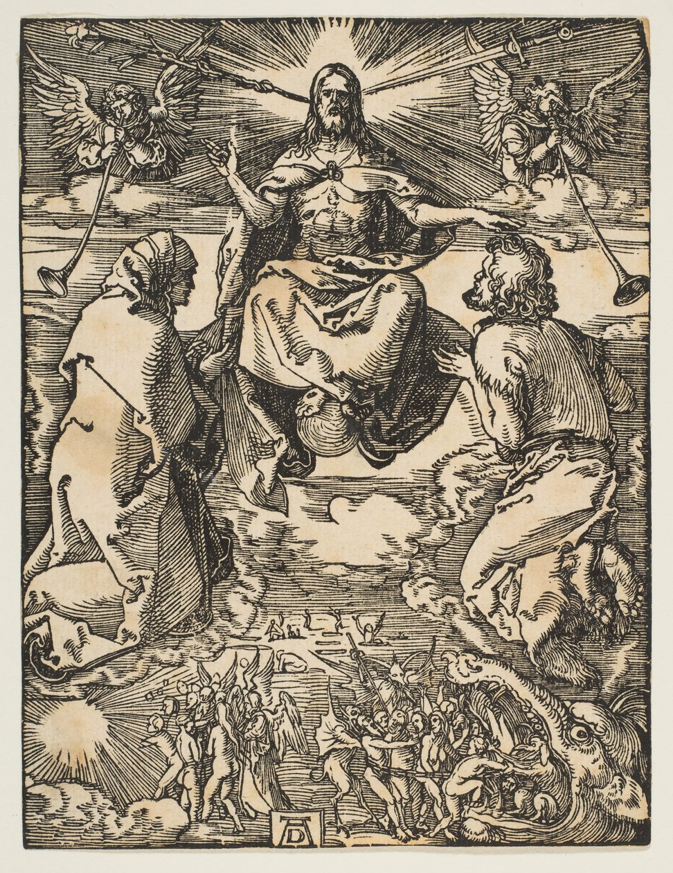 Das Jüngste Gericht, aus Die kleine Passion von Albrecht Dürer