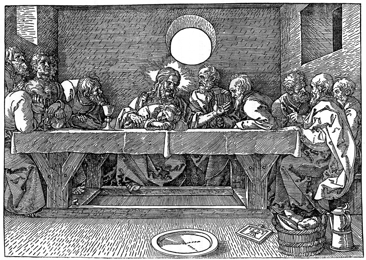 Das letzte Abendmahl, 1523, 1936 von Albrecht Dürer