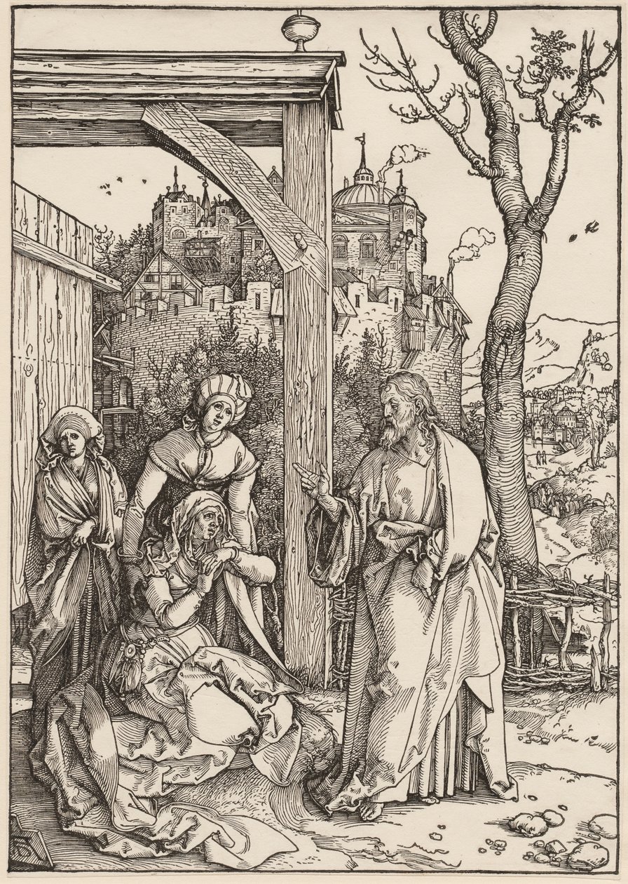 Das Leben der Jungfrau: Christus nimmt Abschied von seiner Mutter von Albrecht Dürer