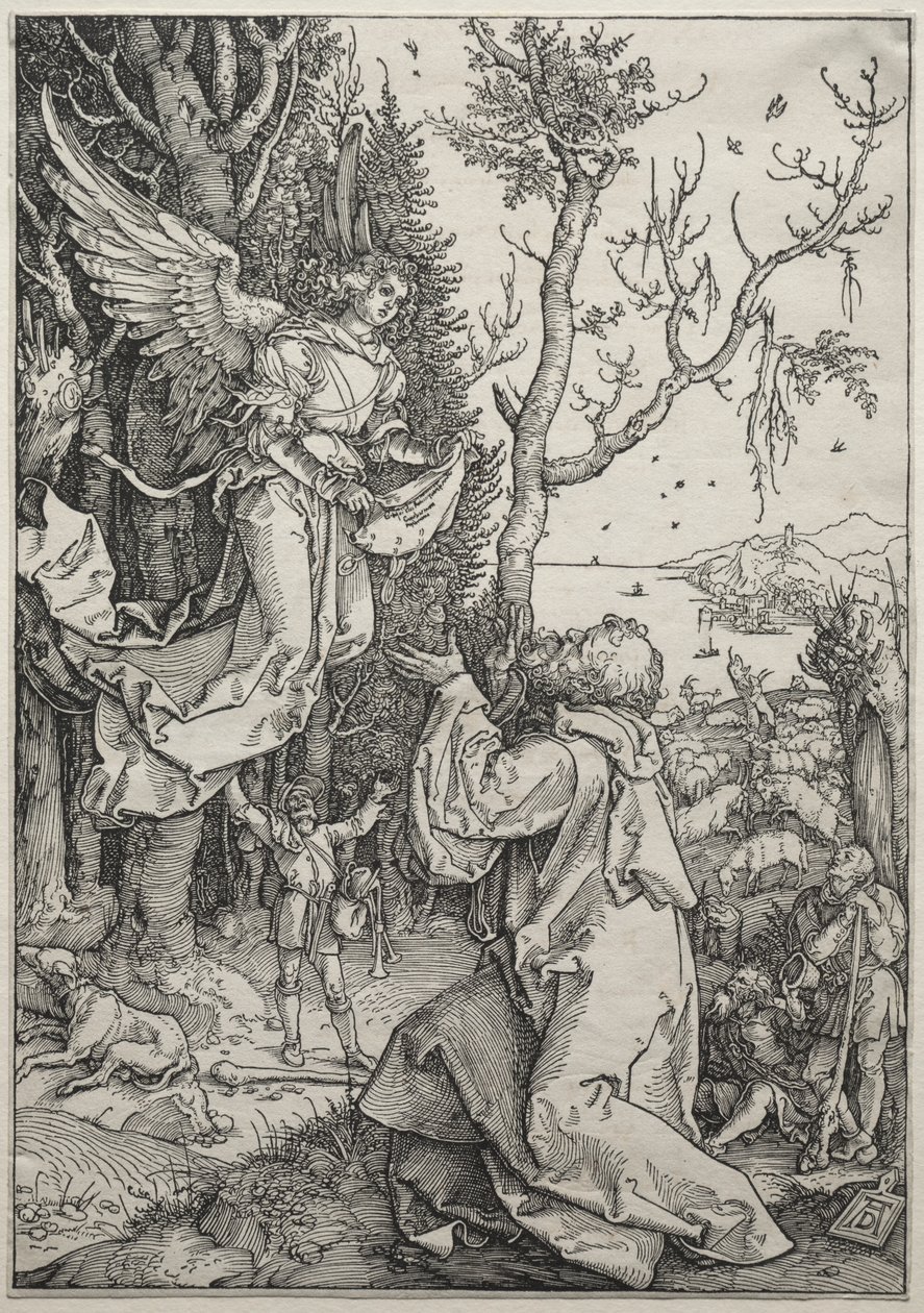 Das Leben der Jungfrau: Joachim und der Engel von Albrecht Dürer