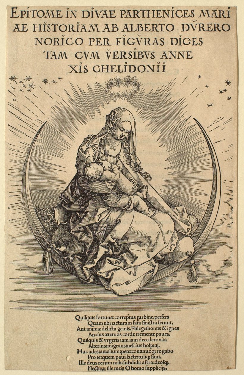 Das Leben der Jungfrau: Die Madonna auf der Mondsichel von Albrecht Dürer