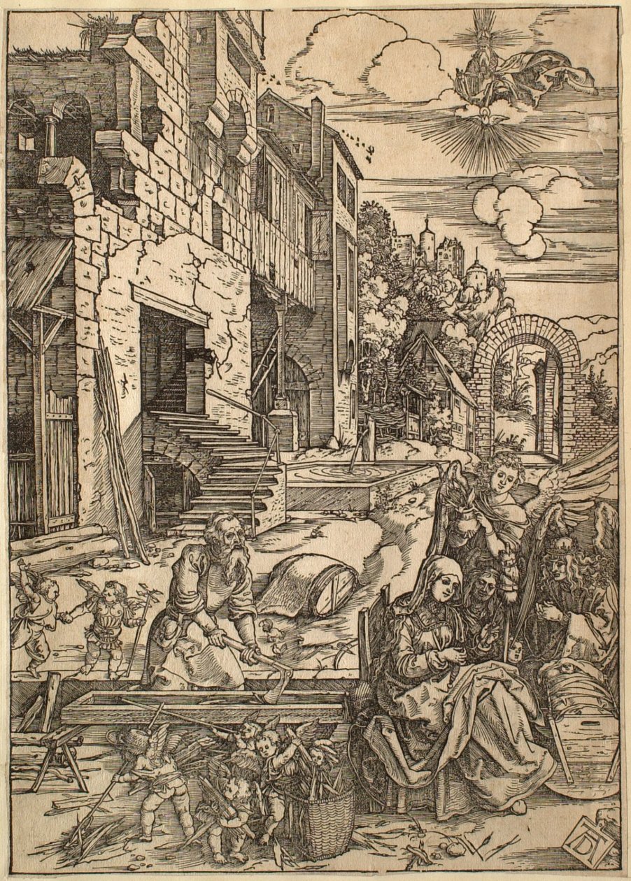 Das Leben der Jungfrau: Der Aufenthalt der Heiligen Familie in Ägypten von Albrecht Dürer