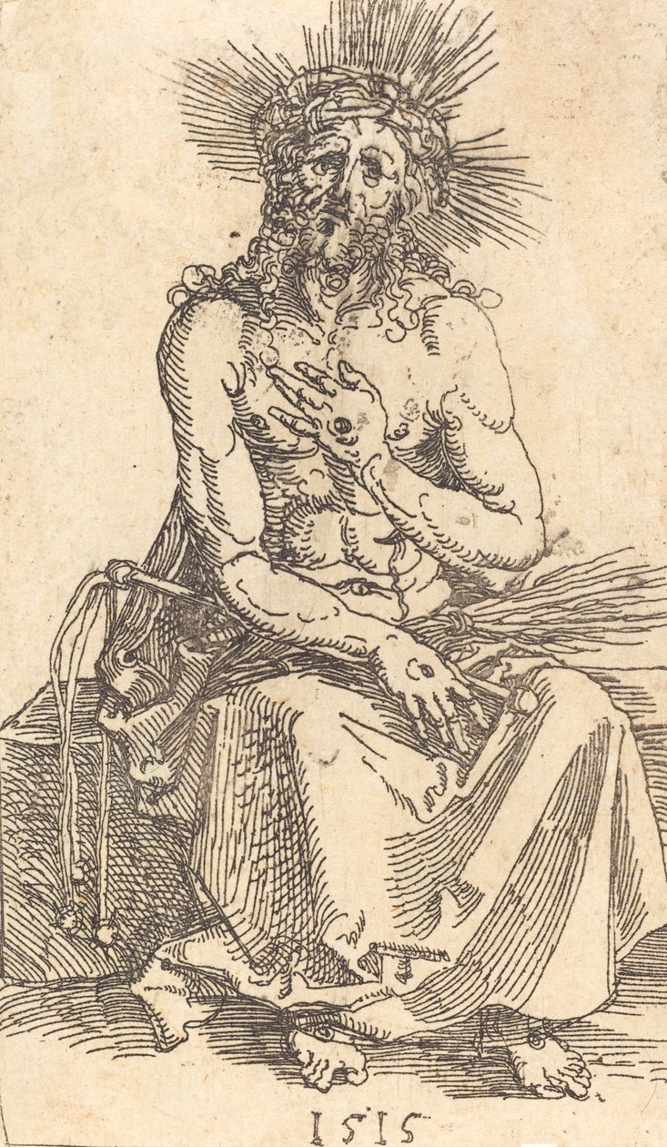 Der Schmerzensmann sitzend, 1515 von Albrecht Dürer