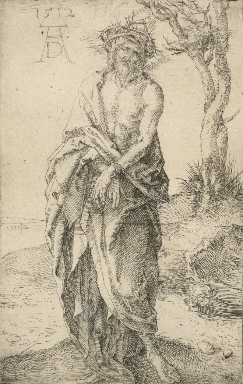 Der Schmerzensmann mit gebundenen Händen, 1512 von Albrecht Dürer