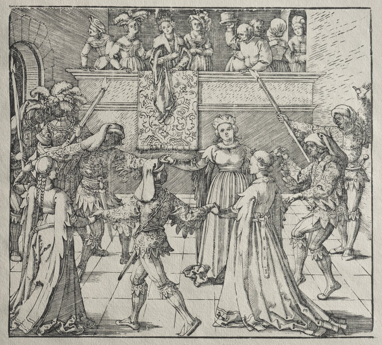 Die Maskerade von Albrecht Dürer