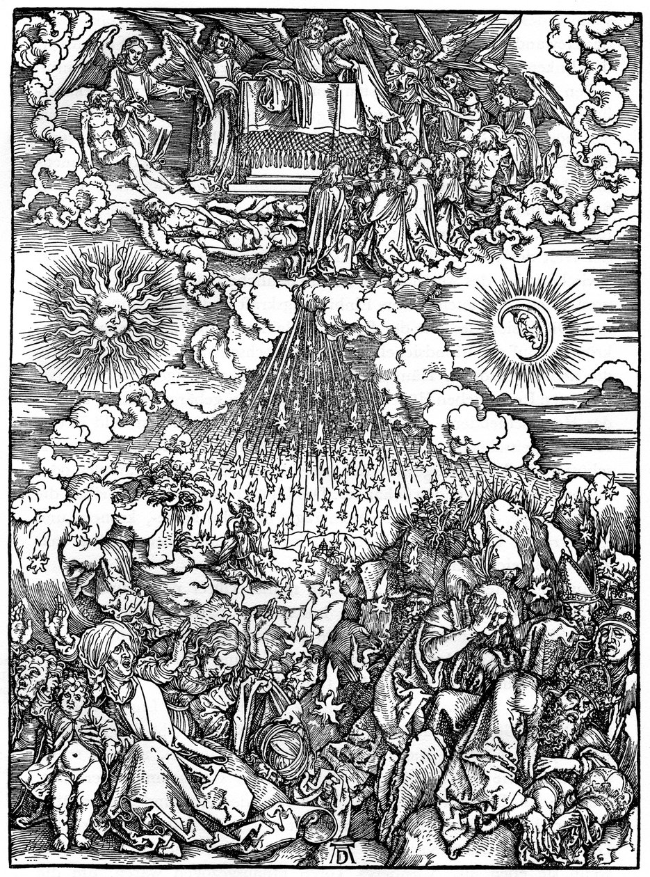 Die Öffnung des fünften und sechsten Siegels, 1498, 1936 von Albrecht Dürer