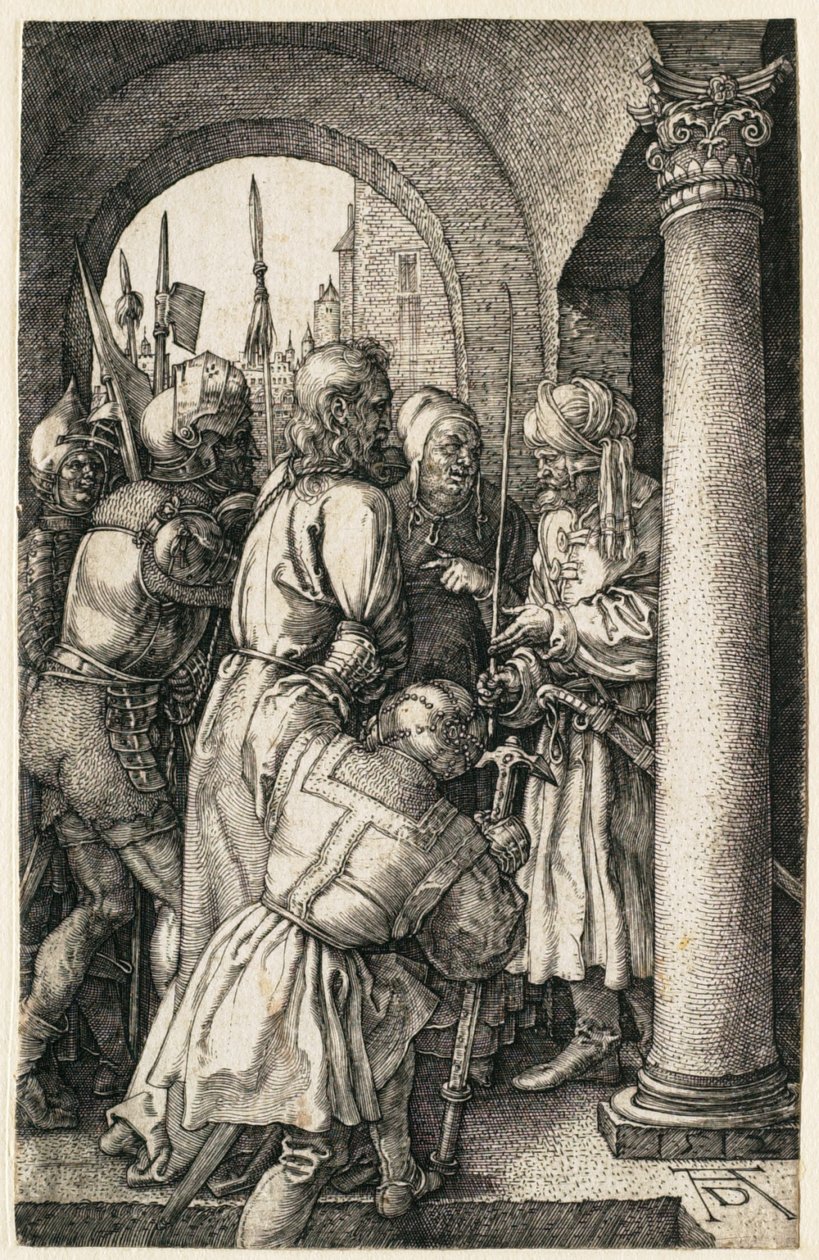 Die Passion: Christus vor Pilatus von Albrecht Dürer