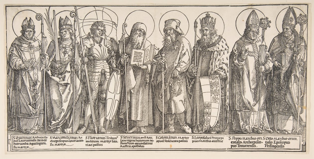 Die Schutzheiligen von Österreich, 1515-17 von Albrecht Dürer