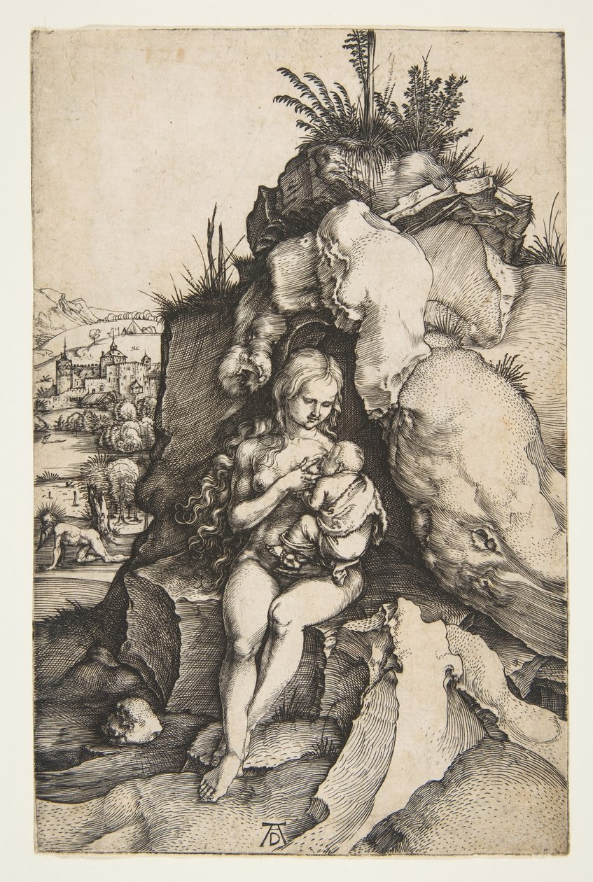 Die Buße des Heiligen Johannes Chrysostomus, ca. 1496 von Albrecht Dürer