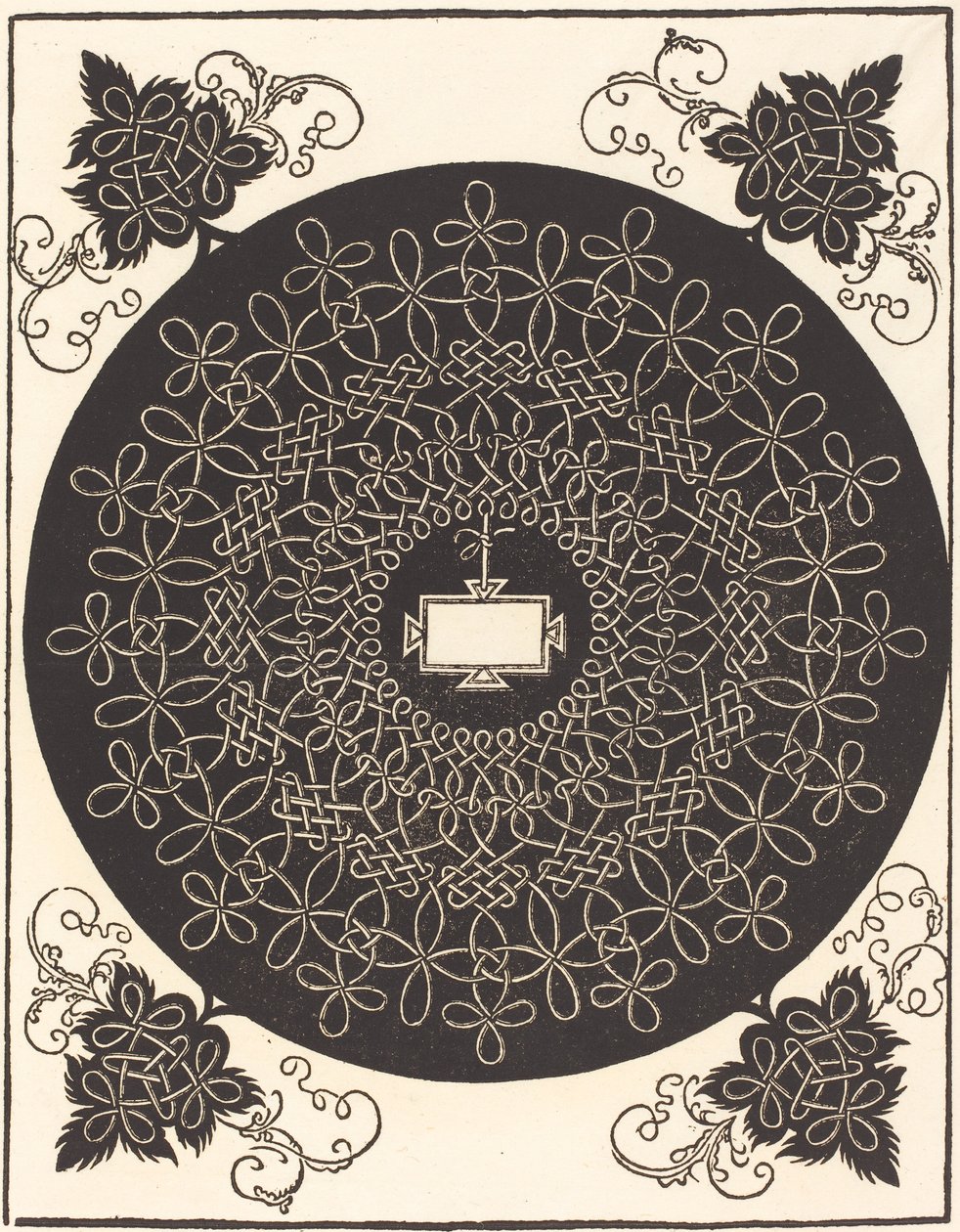 Der zweite Knoten (mit einem länglichen Tablet) von Albrecht Dürer