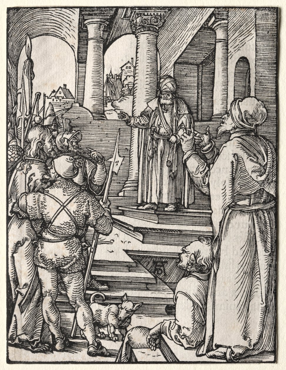 Die kleine Passion: Christus vor Pilatus von Albrecht Dürer