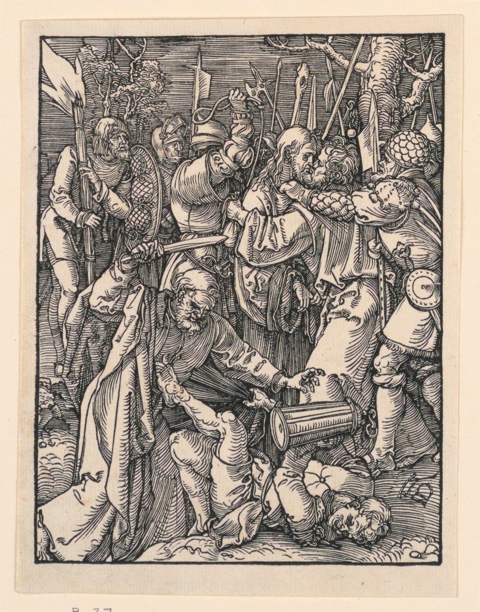 Die Gefangennahme Christi, aus der Serie Die kleine Passion von Albrecht Dürer