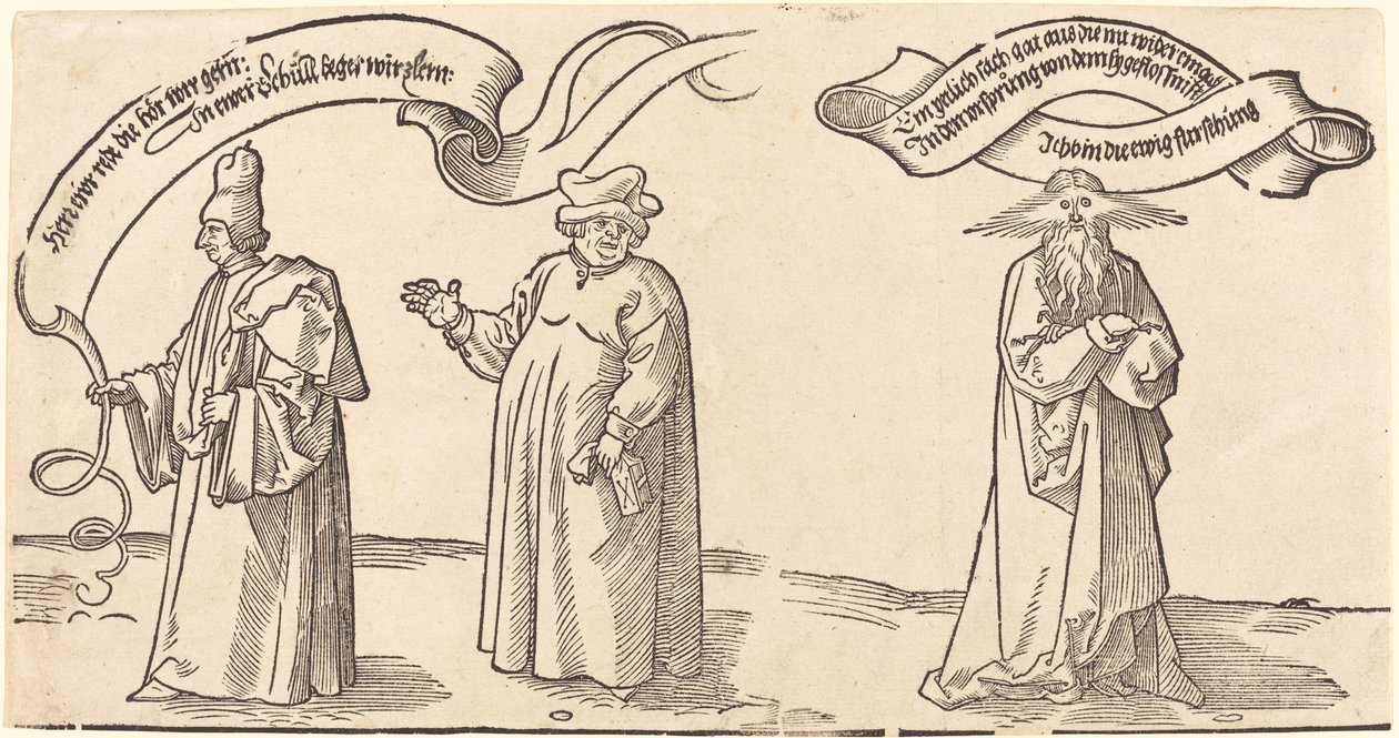 Der Lehrer, der Geistliche und die Vorsehung von Albrecht Dürer