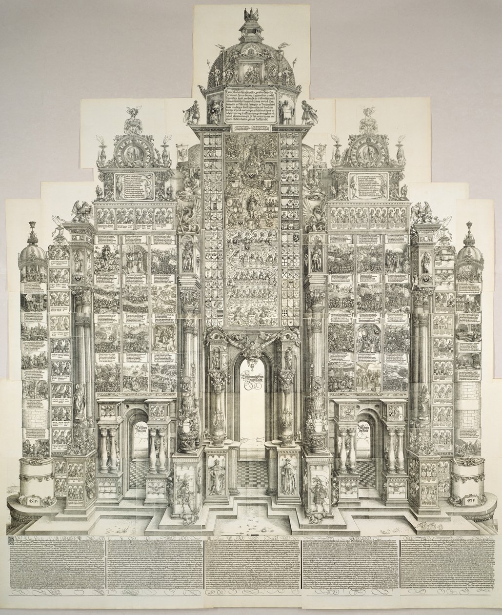 Der Triumphbogen von Maximilian, 1515, Ausgabe von 1799 von Albrecht Dürer