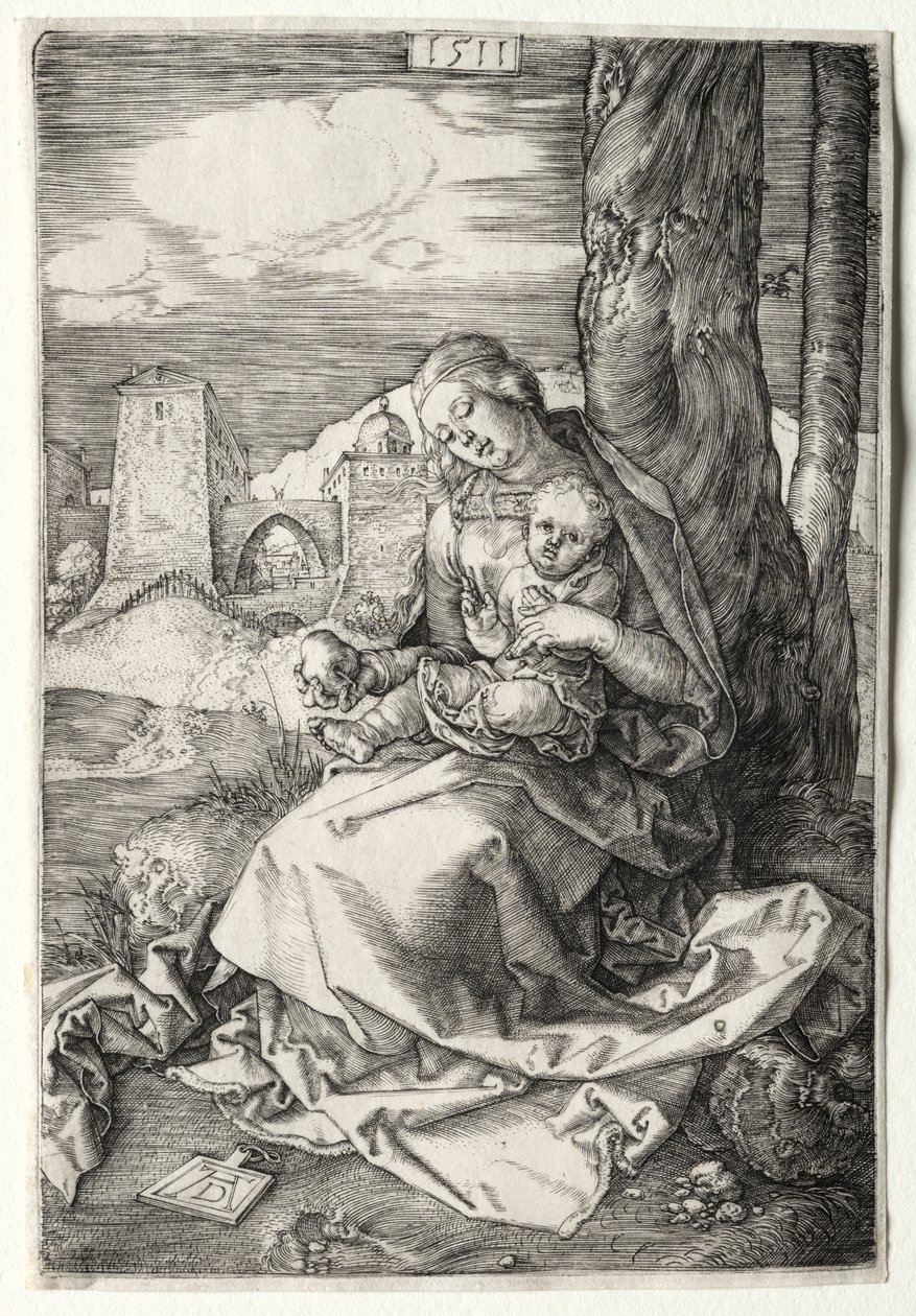 Die Jungfrau und das Kind mit der Birne von Albrecht Dürer