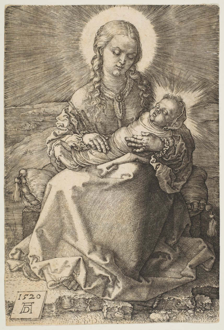Die Jungfrau mit dem gewickelten Kind von Albrecht Dürer